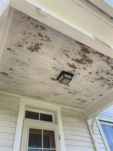 Painting Our Farmhouse Porch Ceiling Haint Blue Midcounty Journal