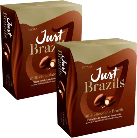 Just Brazils Bundle Containing Paynes Milk Chocolate Brazil Nuts Box