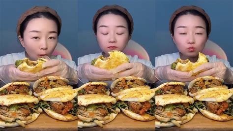 Mukbang Asmr Show Hamburger Roasted Cake★ Eating Youtube