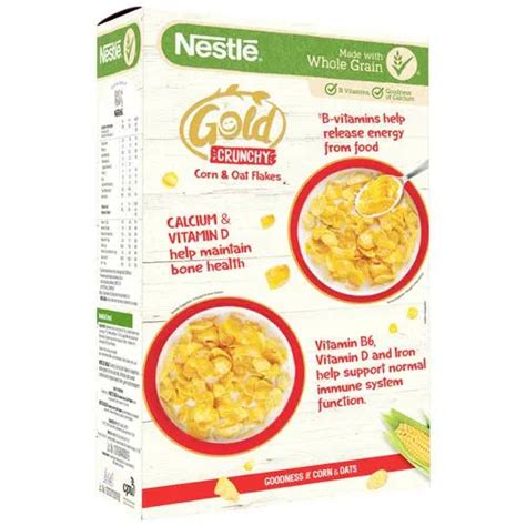 Nestle Gold Crunchy Oats And Cornflakes With Immuno Nutrients Wholegr A One Supermarket