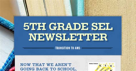 5th Grade Sel Newsletter Smore Newsletters