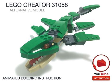 the lego creator model is designed to look like an alligator's head and ...