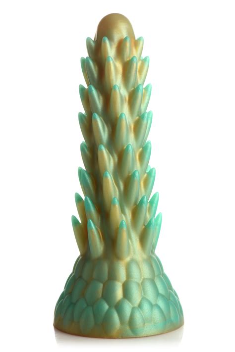 XR Brands CREATURE COCKS STEGOSAURUS SPIKY REPTILE DILDO XRAH294