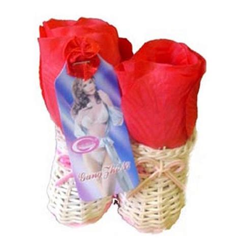 Valentine Lingerie Set In Rose Shape Packed In Booties