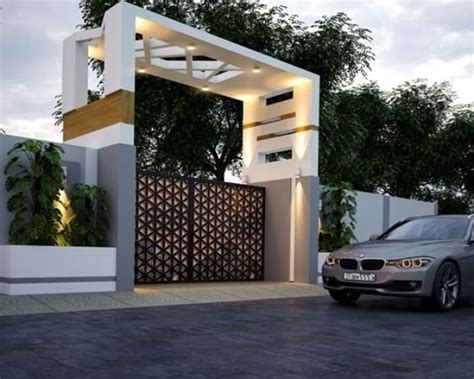 Spectacular Main Gate Design Ideas for 2022: Everything You Need to Know About Main Gates! | 01