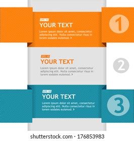 Vector Colorful Text Boxes Infographics Options Stock Vector Royalty