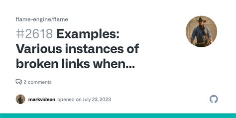 Examples Various Instances Of Broken Links When Navigating To The