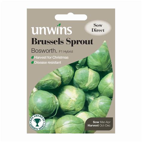 Brussels Sprout Bosworth F1 Vegetable Seeds Polhill Garden Centre