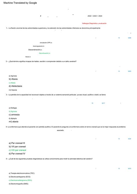 Solution Examen Final Con Soluciones Facultad De Enfermer A Evaluaci N