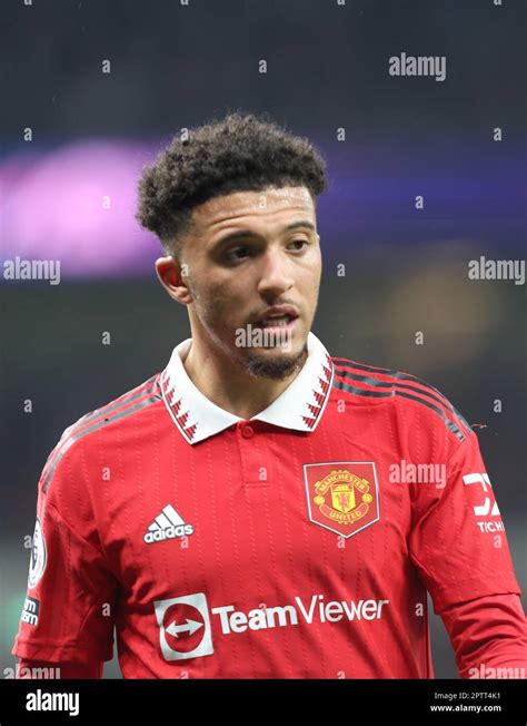 Manchester Uniteds Jadon Sancho During The English Premier League