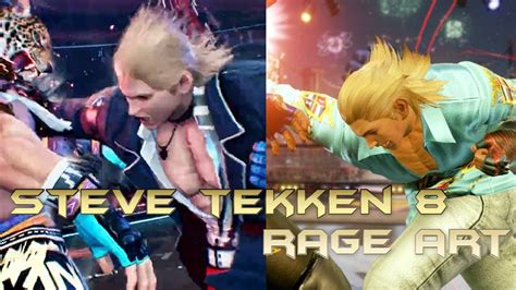 Steve Tekken 8 Rage Art Vs Tekken 7 Rage Art Youtube