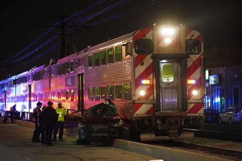 South Shore train crash: 4 injured after Metra train hits car on Merill - Chicago Sun-Times