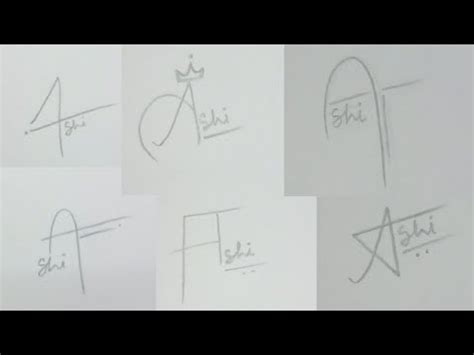 How To Draw Signature Like A Billionaire Alphabet A Craft