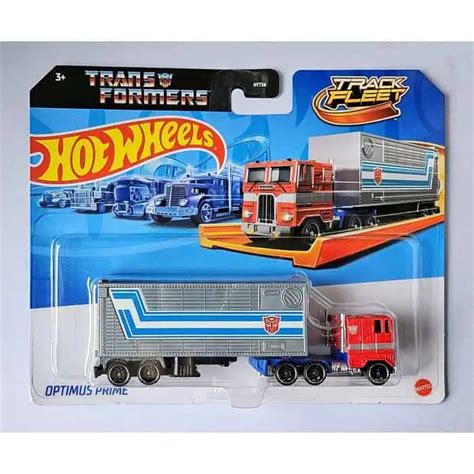 Hot Wheels Caminh O Optimus Prime Track Fleet Transformers Universo Hot Wheels
