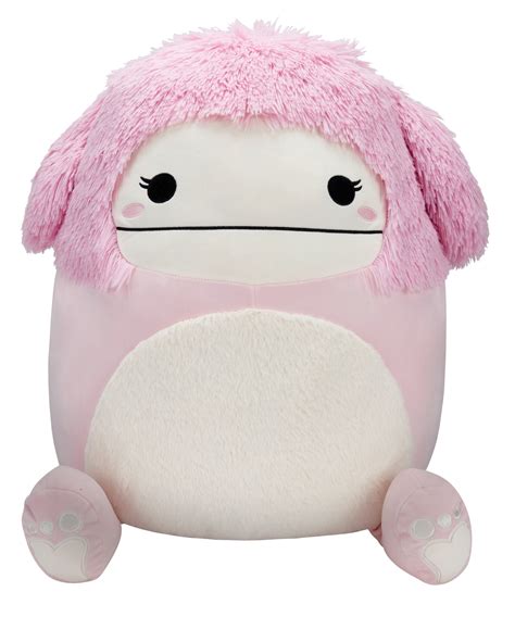 Squishmallows 20 Inch Brina The Pink Bigfoot With Fuzzy Belly Childs