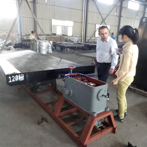 High Recovery Rate Gold Separation Machine Gold Shaking Table S