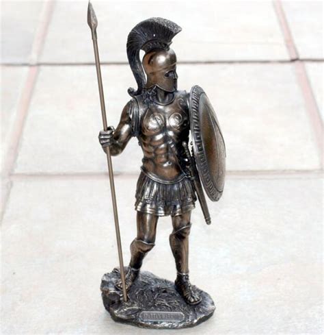 Veronese Art Greek Spartan Warrior Hoplite Spear Shield Statue Figure