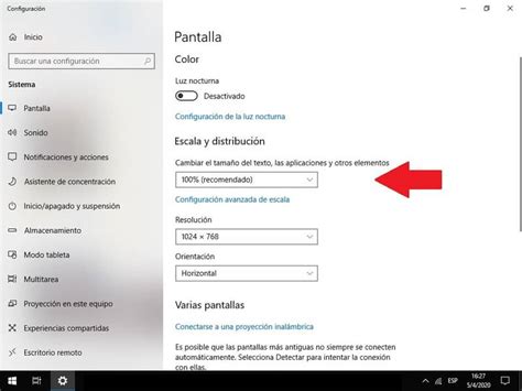 Cómo configurar y ampliar el tamaño de letra de tu PC en Windows 10