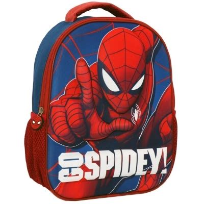 Mochila D Pr Escolar Spiderman Go Spidey Cm Brinquedos E Artigos