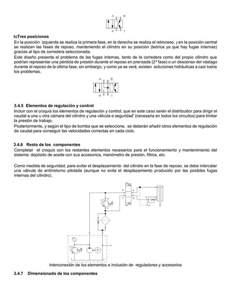 DiseÑo De Circuitos HidrÁulicos Dimensionamiento De Elementos Pdf