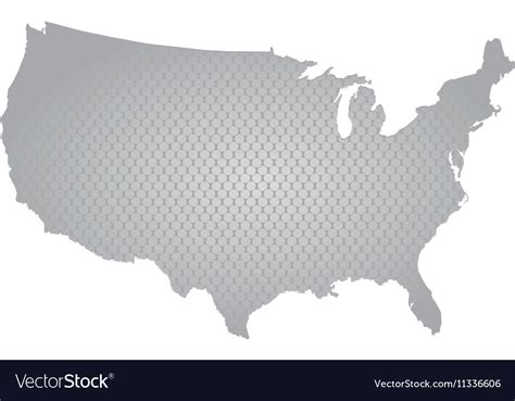 Usa map Royalty Free Vector Image - VectorStock