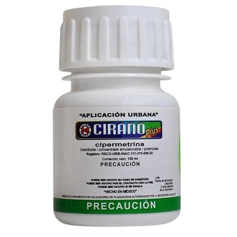 CIRANO PLUS Cipermetrina 20 BP 100 Ml Verdeo