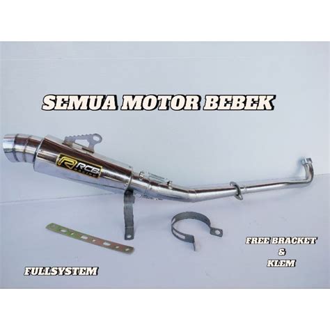 Jual Knalpot Racing RCB KEPET All Bebek Series Jupiter Vega Revo Shogun