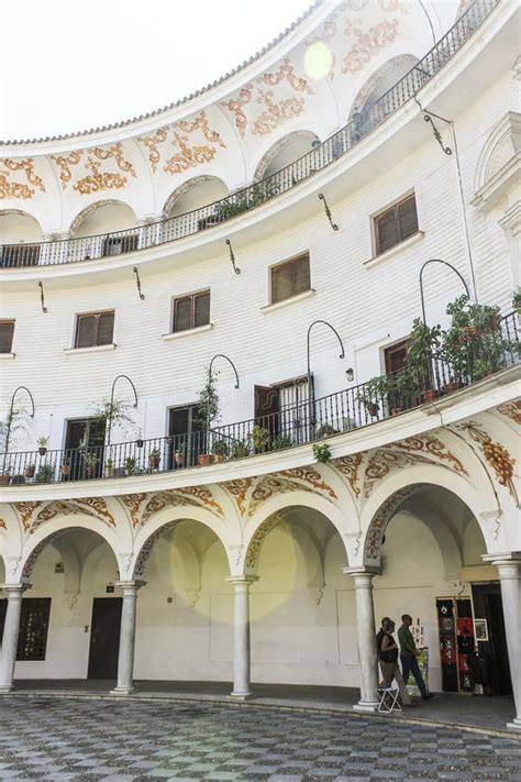 Plaza Del Cabildo Sevilla Spain Editorial Image Image Of Sevilla