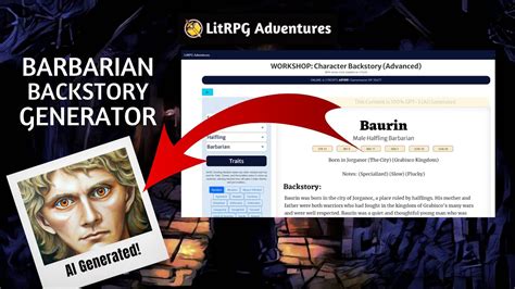 Unleash The Beast Creating DND Barbarian Character Backstories With AI