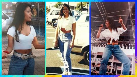 Selena Quintanilla In Her S Style With Jeans