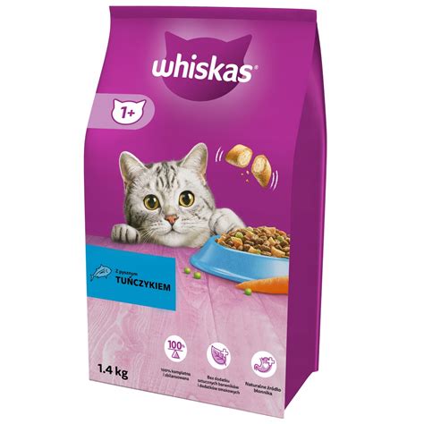 WHISKAS ADULT TUŃCZYK 1 4KG SUCHA KARMA DLA KOTA 13198643418 Allegro pl