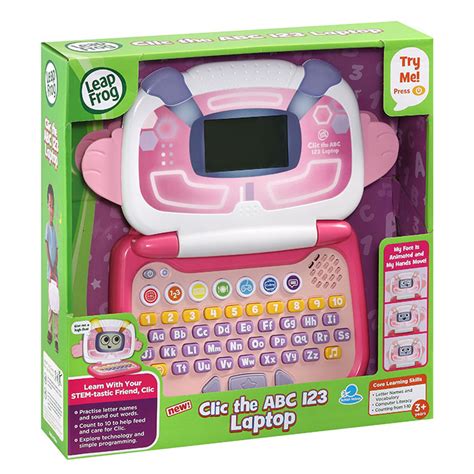 Leapfrog Clic The Abc 123 Laptop Violet Leapfrog Prima Toys