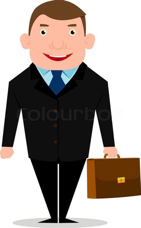 EXPERT cartoon character with a ... | Stock vector | Colourbox