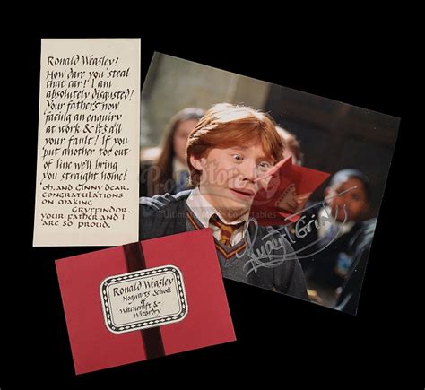 UPDATED: Harry’s Hogwarts Acceptance Letter, Ron’s Howler Up for Auction