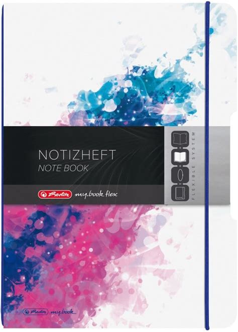 Herlitz 50003280 Notizheft Flex A4 2 X 40 Blatt Liniert Und Kariert