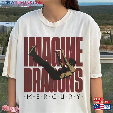 Retro Imagine Dragons Mercury Tour T Shirt Merch Classic Unisex