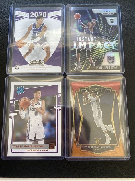 Tyrese Haliburton Rookie Card Lot -Silver Instant Impact, Premier Level
