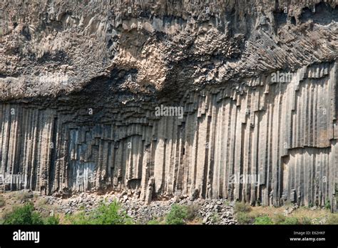 Interlocking basalt columns, Garni Gorge, Armenia Stock Photo - Alamy