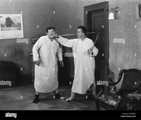 Angora Love From Left Oliver Hardy Stan Laurel 1929 Stock Photo Alamy