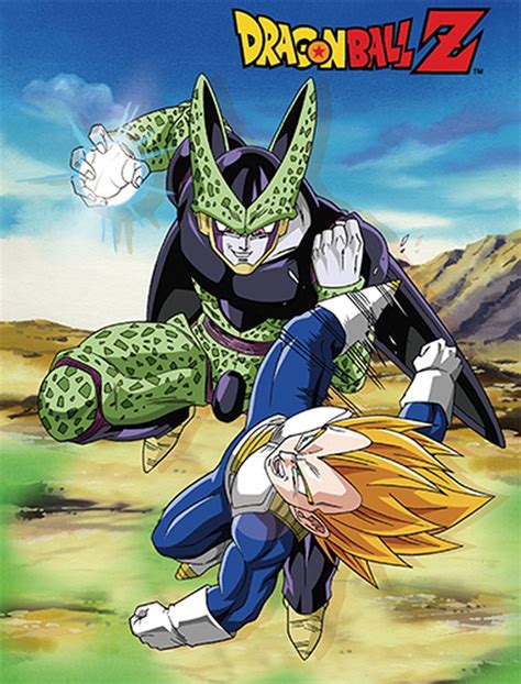 Perfect Cell Vs Vegeta Dragon Ball Dragon Dragon Ball Z