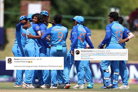 India Beat England To Win Women S T U World Cup Twitter Goes