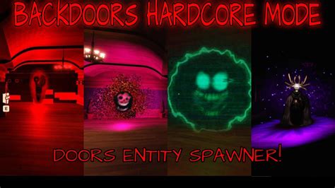 Doors Hardcore Mode In The Backdoor Doors Entity Spawner YouTube