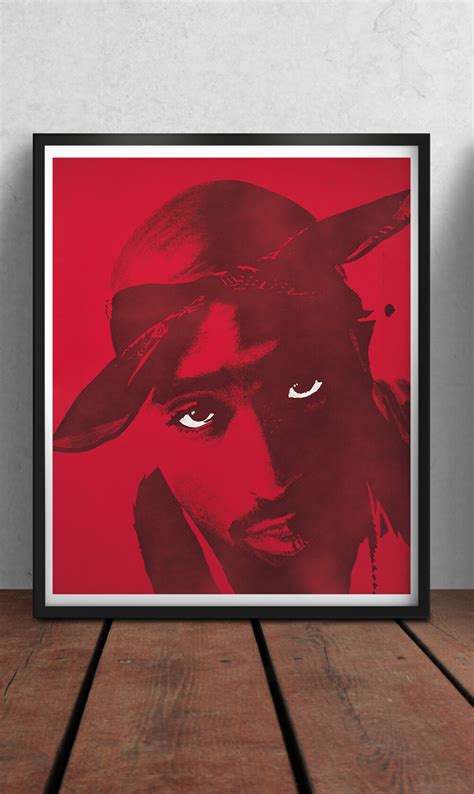 Tupac Shakur 2pac Limited Edition Pop Art Print Painting Wall