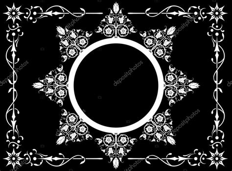 Flower Frame Stock Vector By Talexey