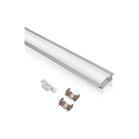 Perfil De Embutir Slim Branco Metro Ip Para Fita Led Gaya Fita De