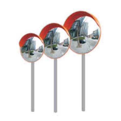 H Up To Inch Road Safety Traffic Convex Mirror Plastic Size