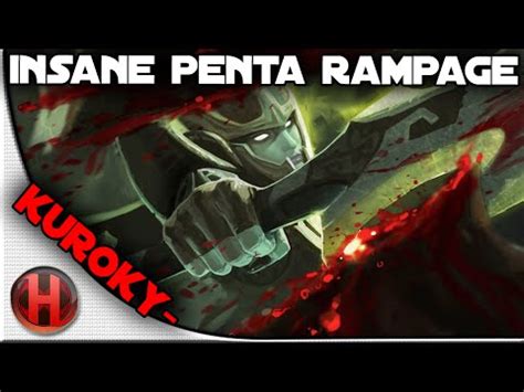 Dota X Rampage Penta Rampage By Secret Kuroky Vs Vp Youtube