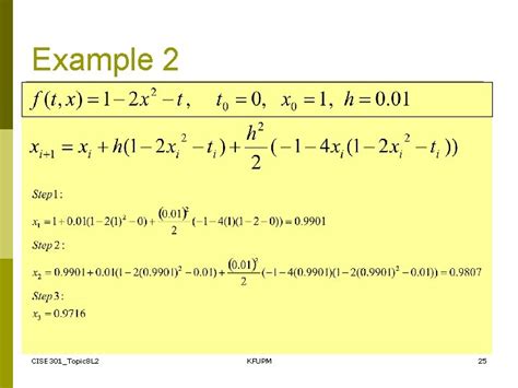 Se Numerical Methods Topic Ordinary Differential