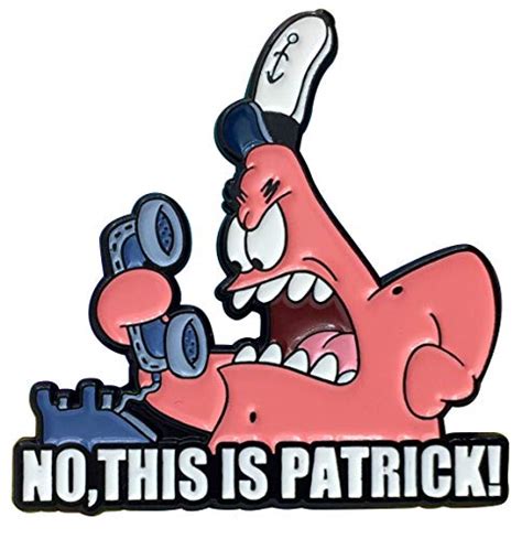 No, This Is Patrick! - Spongebob Squarepants Collectible Pin — 🛍️ The ...