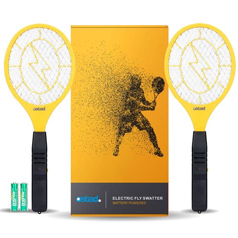 Electric Fly Swatter Racket Indoor Bug Zapper For Home Mosquito